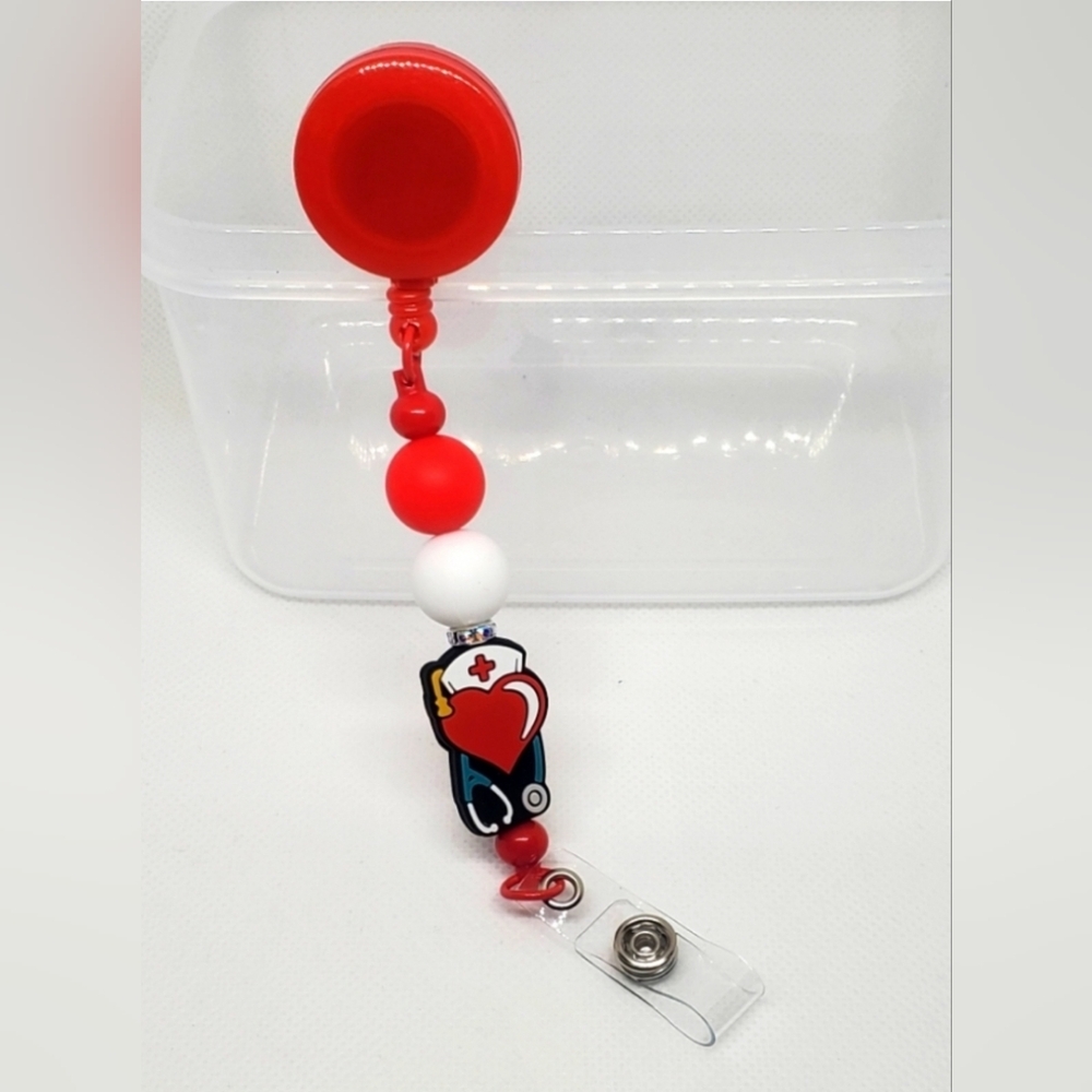 B2G1F Nurse Retractable Badge Reel, New